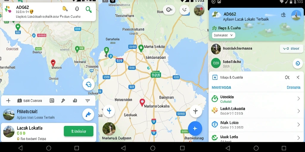 Tampilan antarmuka ADG62 dengan fungsi Lacak Lokasi yang intuitif.