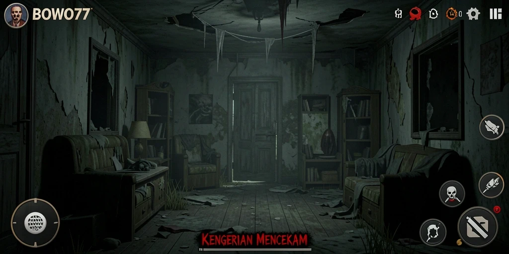 Tampilan antarmuka gameplay BOWO77 yang mendebarkan.