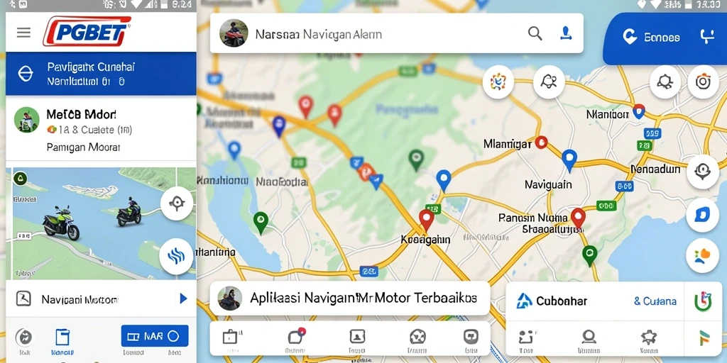 Tampilan antarmuka PGBET yang ramah pengguna untuk navigasi motor.